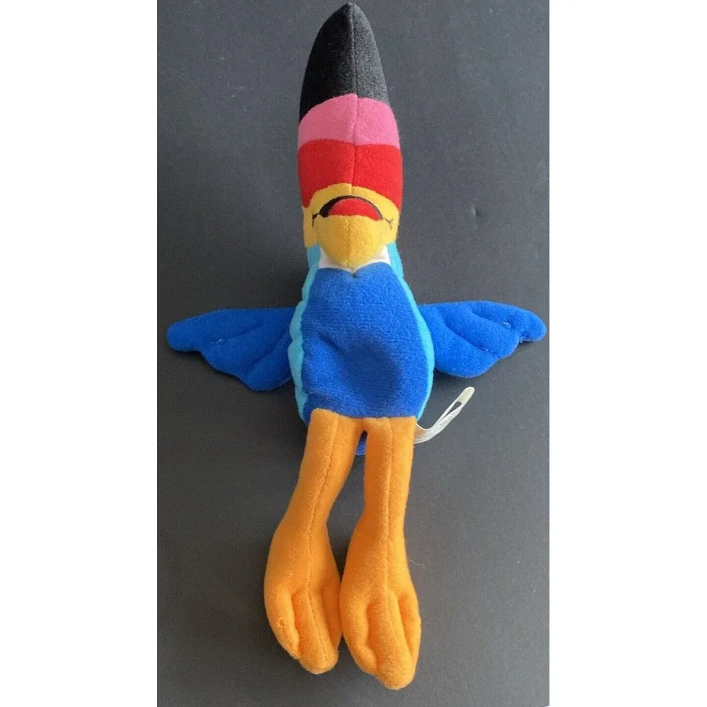 Kellogg's Cereal Bird Toucan Plushy Rainbow Beak 10in Stuffed Bird Vintage